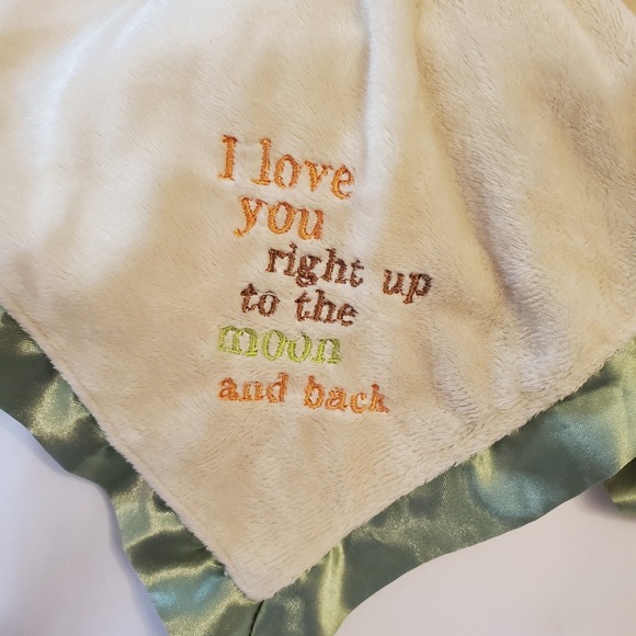 Guess How Much‎ I Love You Bunny Lovey To the Moon & Back Baby Security Blanket - Picture 2 of 7